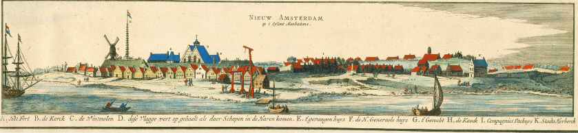 carte Blaeu New York